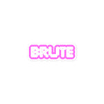 Brute Sticker Pink